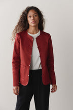 The Sateen Cotton Loop Jacket