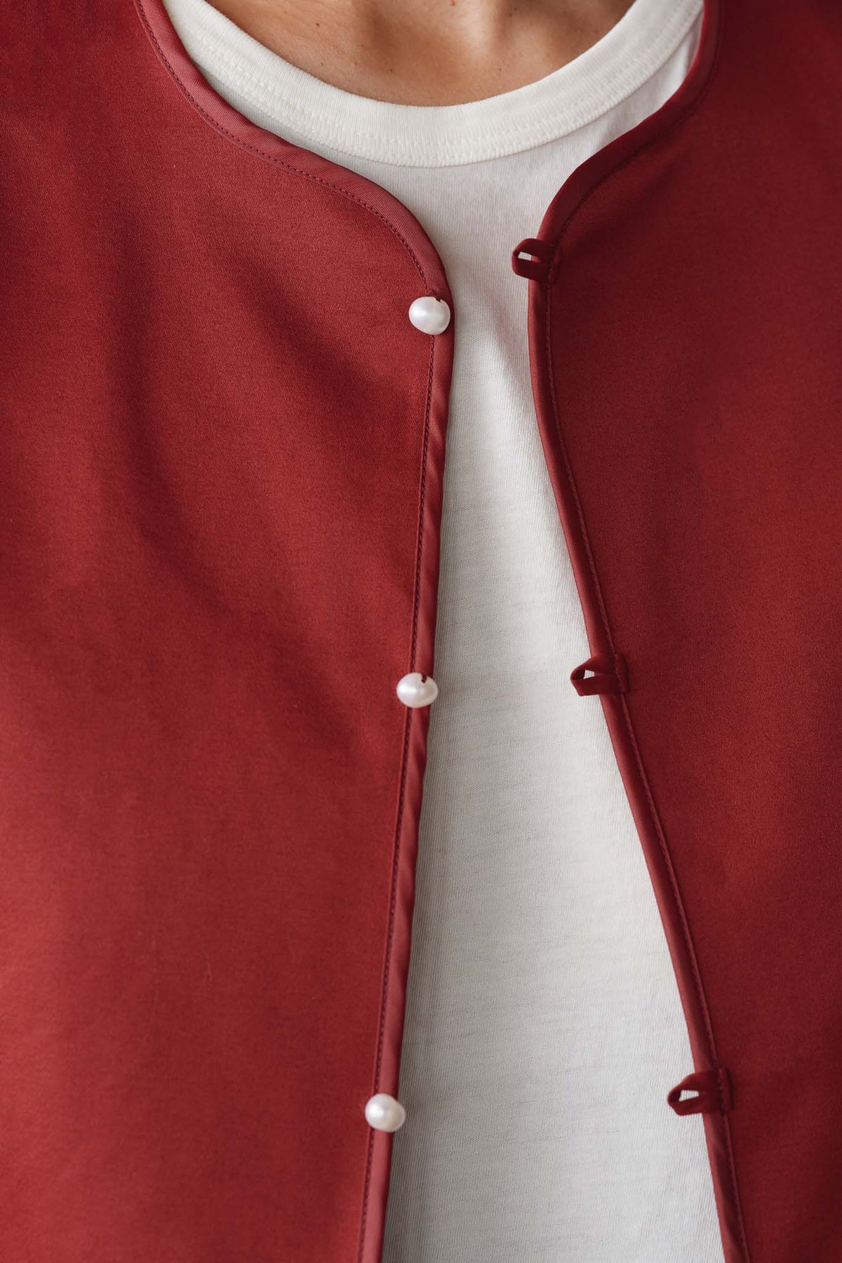 The Sateen Cotton Loop Jacket