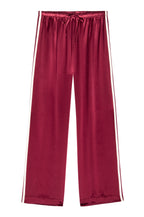 The Silk Stripe Crop Pant