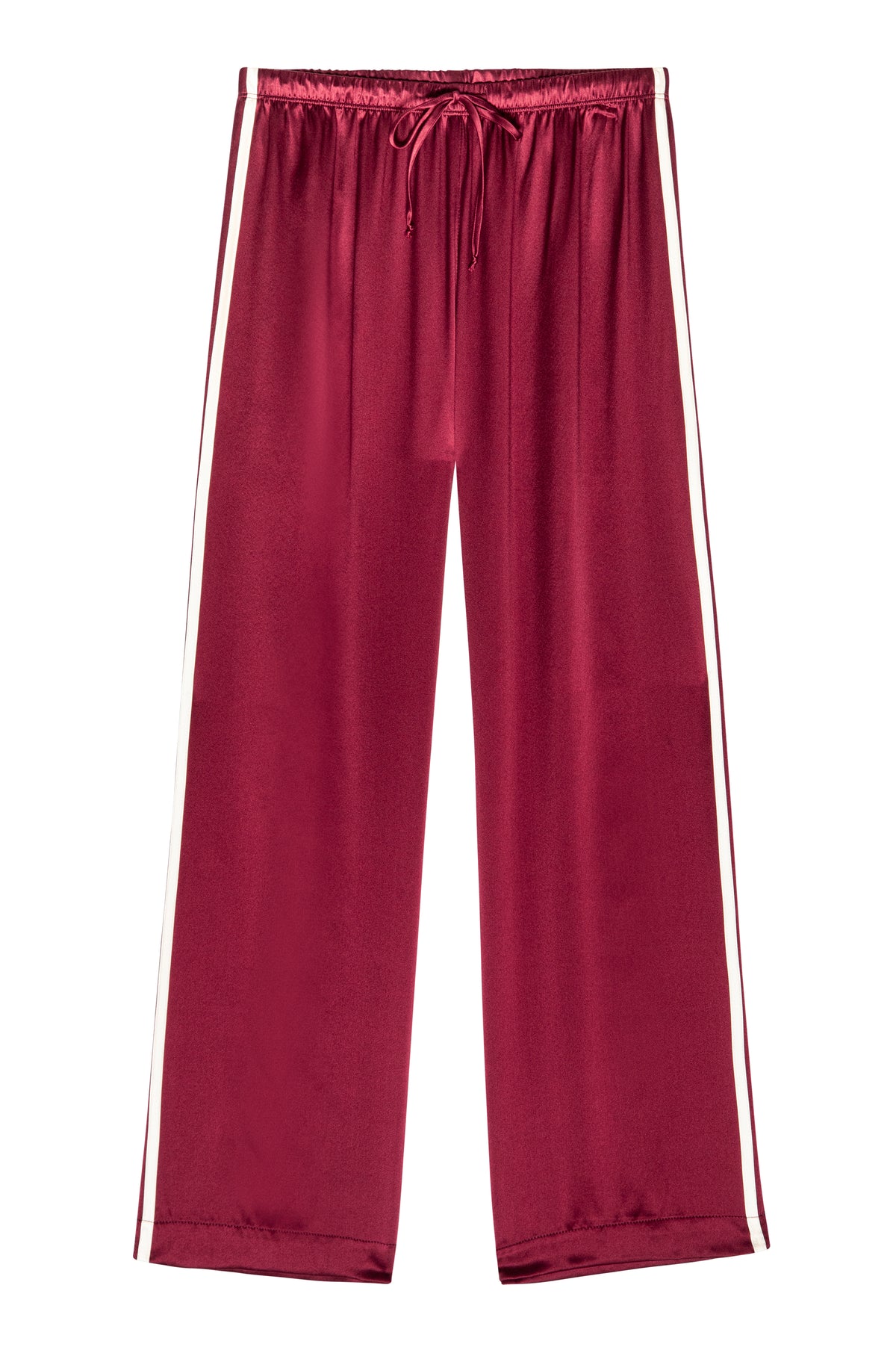 The Silk Stripe Crop Pant