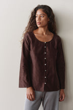 The Silk Taffeta Loop Top