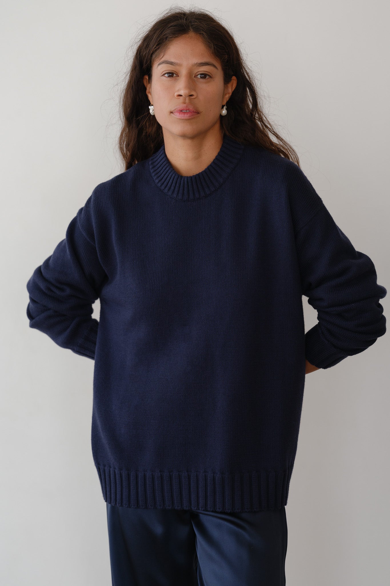 The Cotton Cashmere Crewneck Sweater