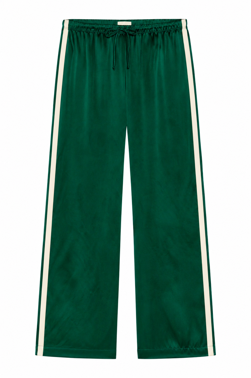 The Silk Stripe Crop Pant