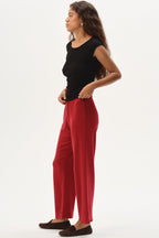 The Baby Rib Scallop Pant