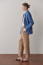 The Chino Drawstring Crop Pant