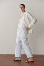 The Chino Drawstring Crop Pant