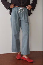 The Chino Drawstring Crop Pant