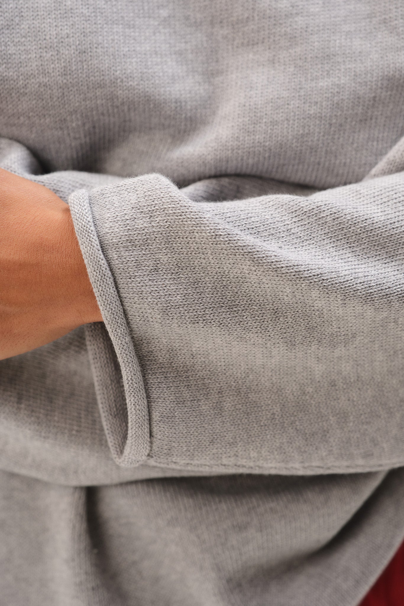 The Cotton Knit Boat Neck Sweater