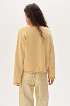 The Cotton Knit Roll Cardigan