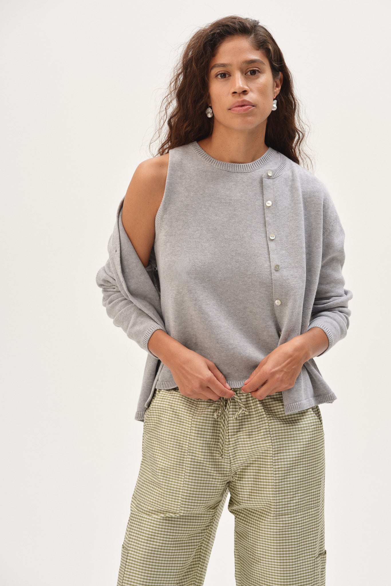 The Cotton Knit Sweater Set