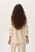 The Cotton Knit V-Neck Sweater