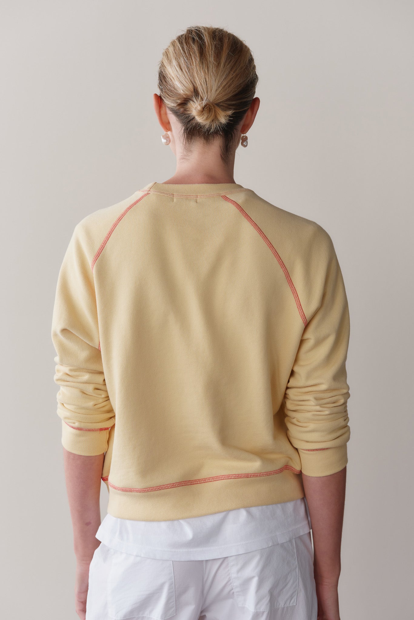 The Eco-Terry Contrast Stitch Sweatshirt