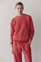 The Eco-Terry Contrast Stitch Sweatshirt
