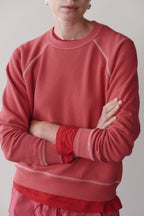 The Eco-Terry Contrast Stitch Sweatshirt