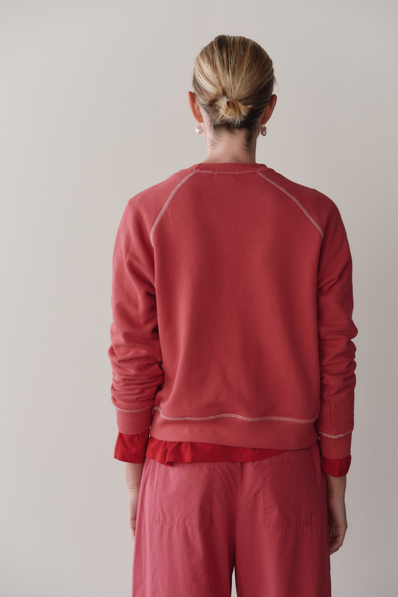The Eco-Terry Contrast Stitch Sweatshirt