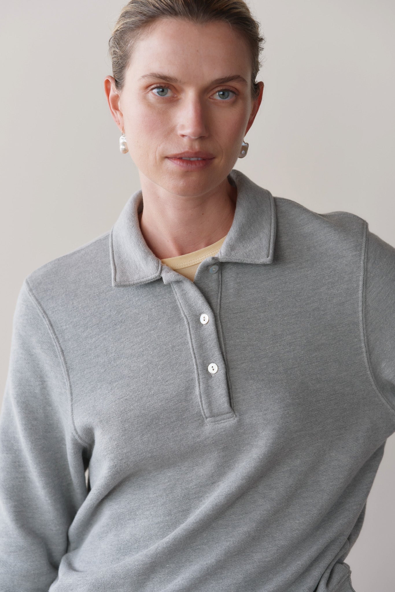 The Eco-Terry Polo Sweatshirt