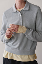The Eco-Terry Polo Sweatshirt