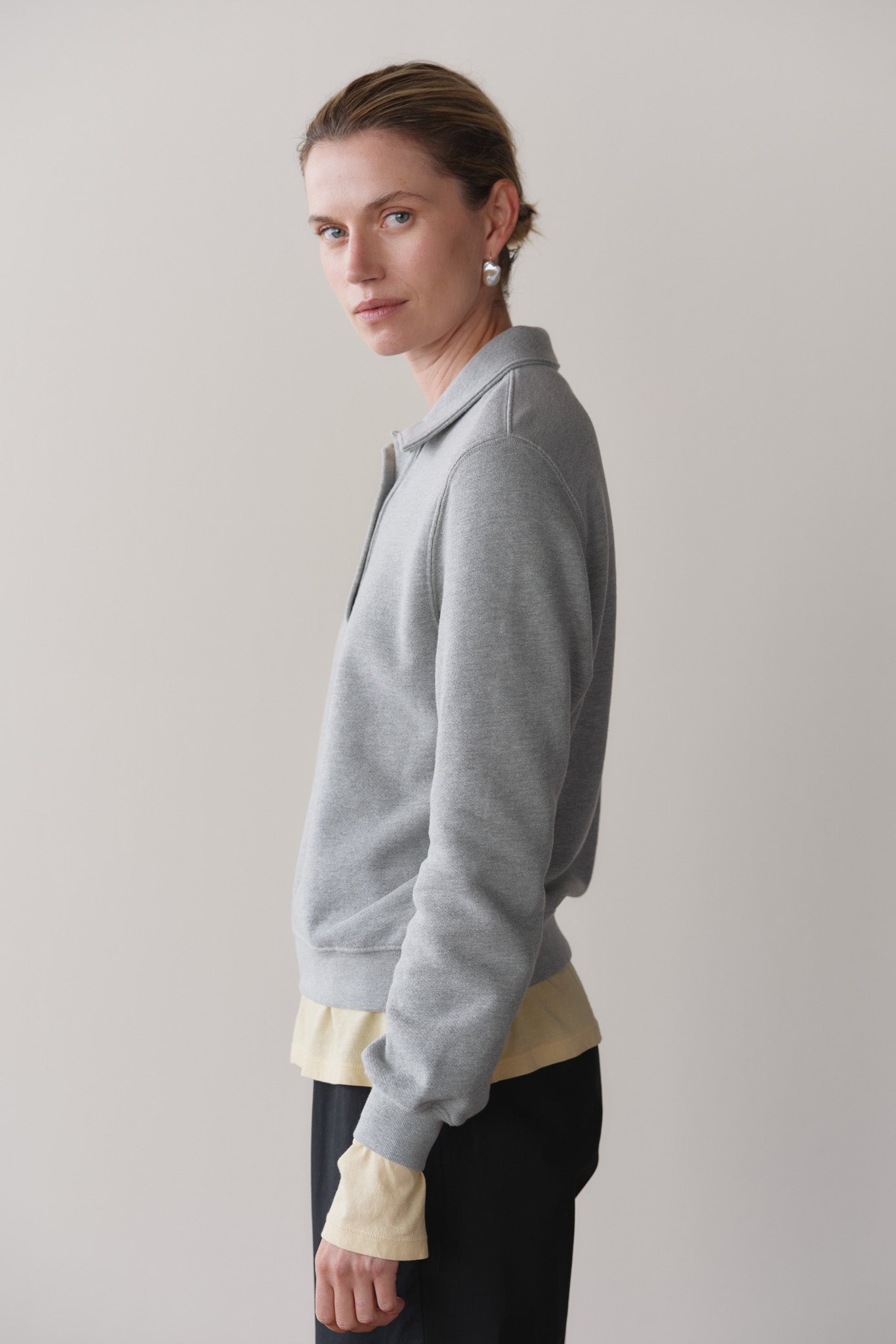 The Eco-Terry Polo Sweatshirt