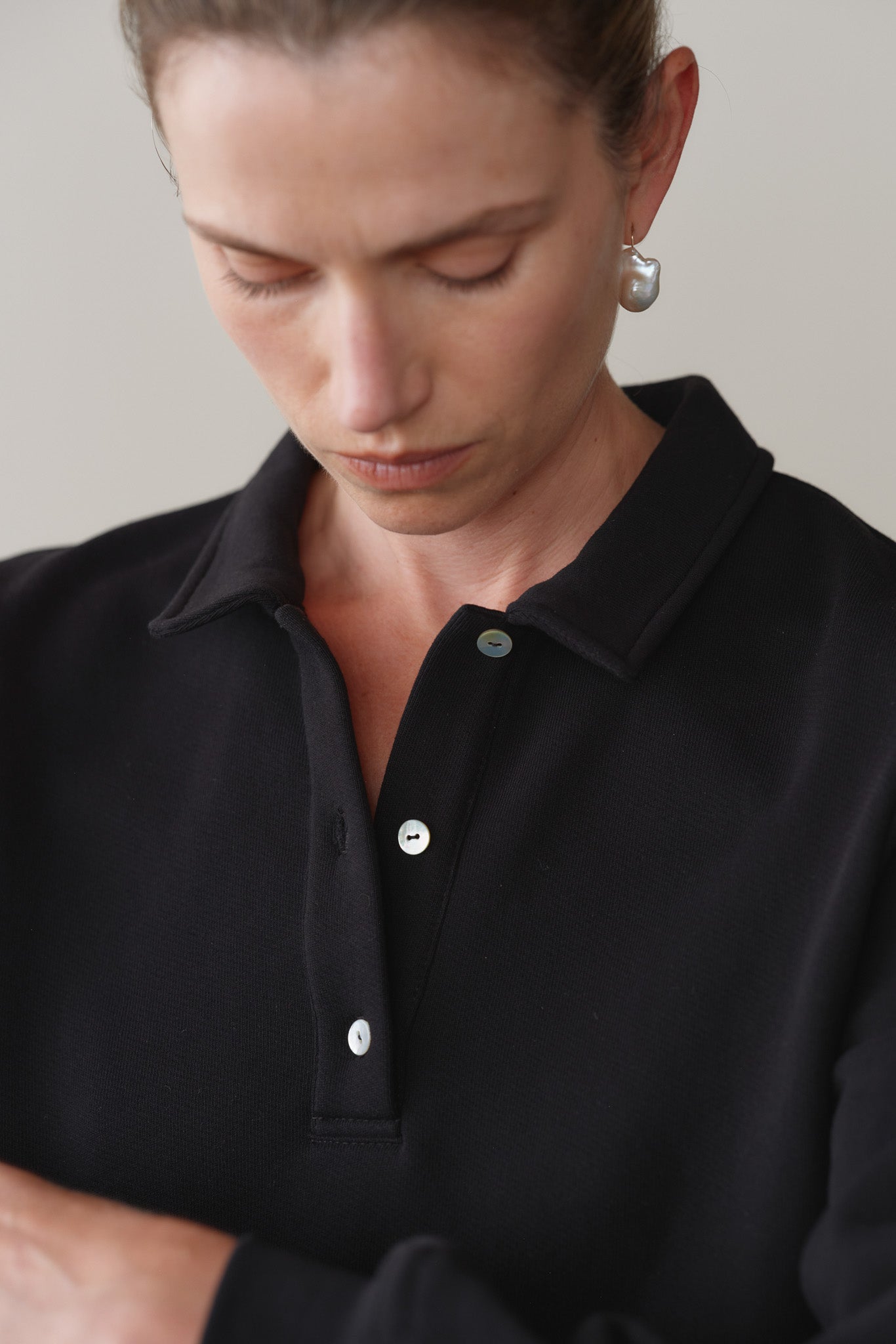 The Eco-Terry Polo Sweatshirt