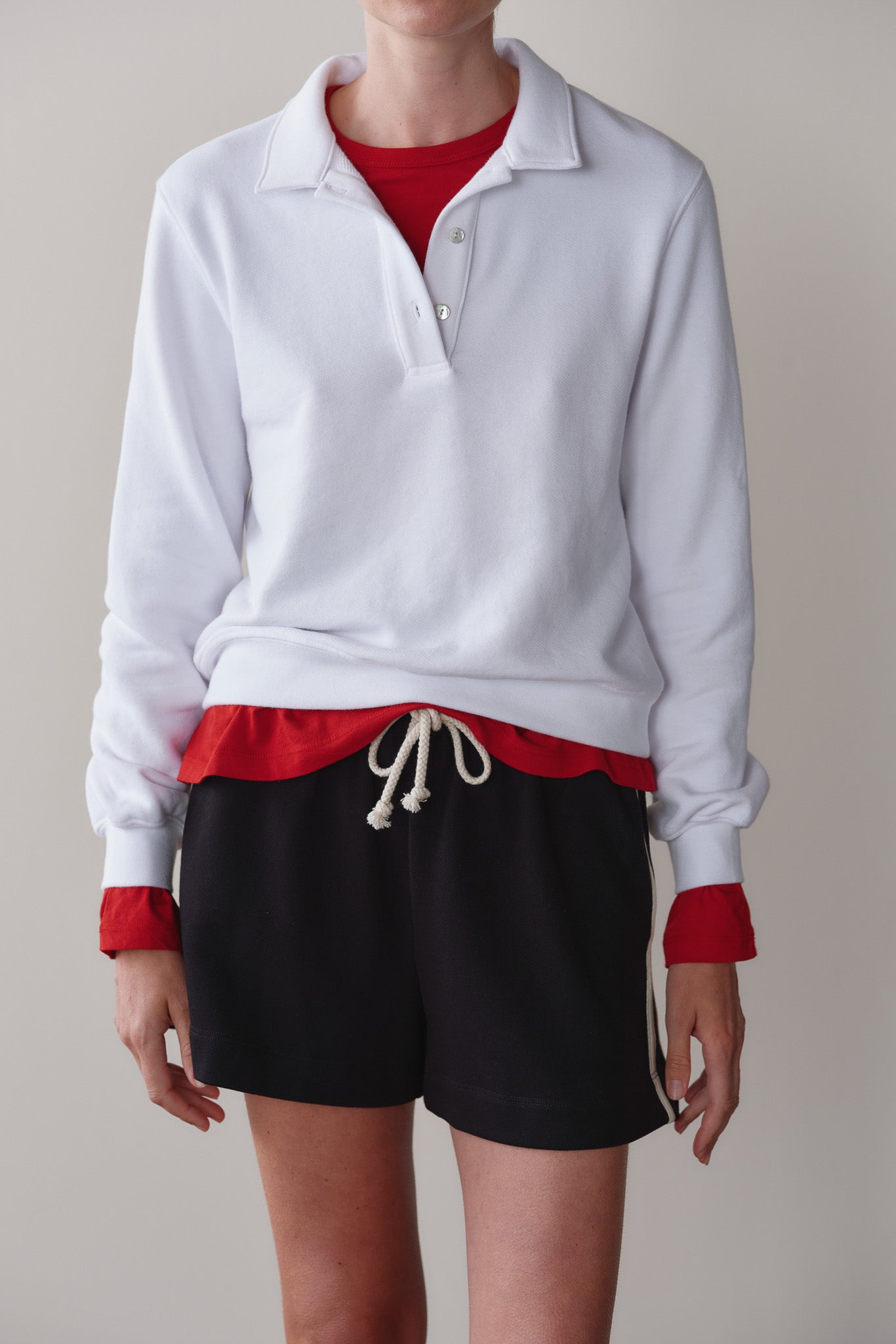 The Eco-Terry Polo Sweatshirt