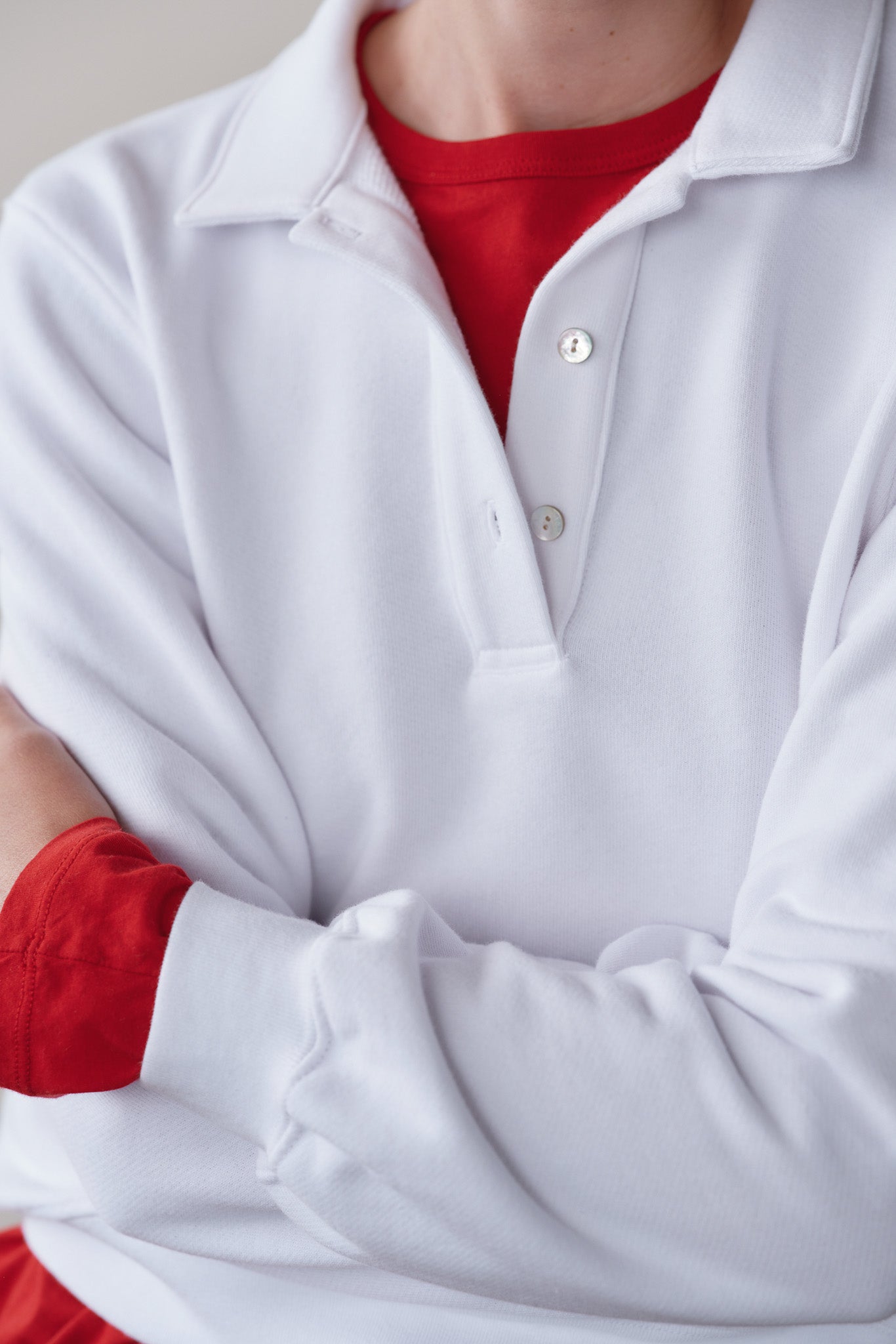 The Eco-Terry Polo Sweatshirt