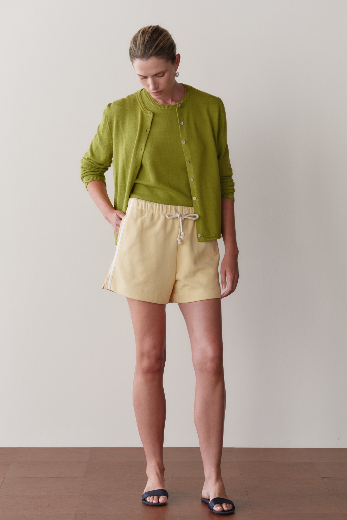 The Stripe Eco-Terry Short