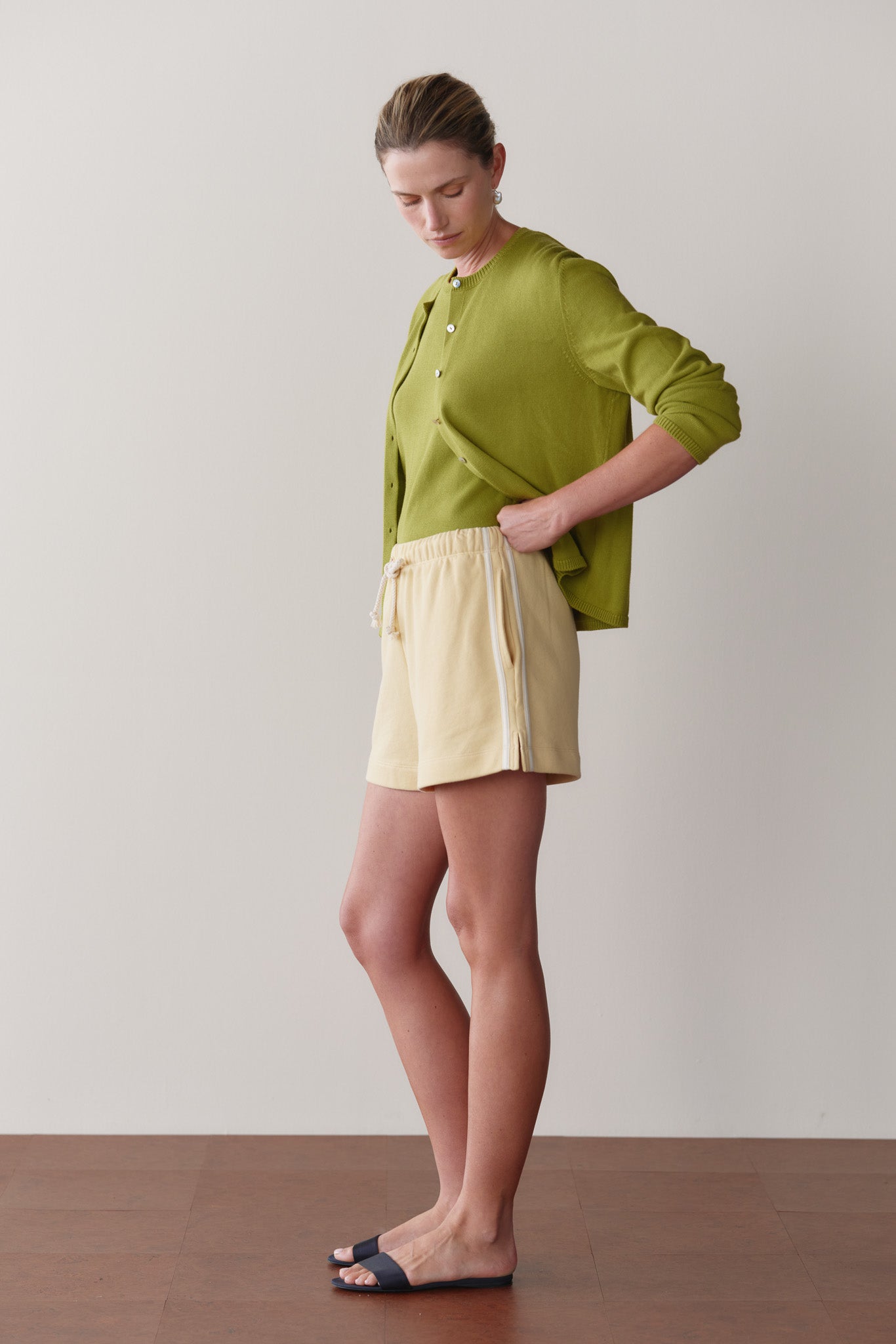 The Stripe Eco-Terry Short