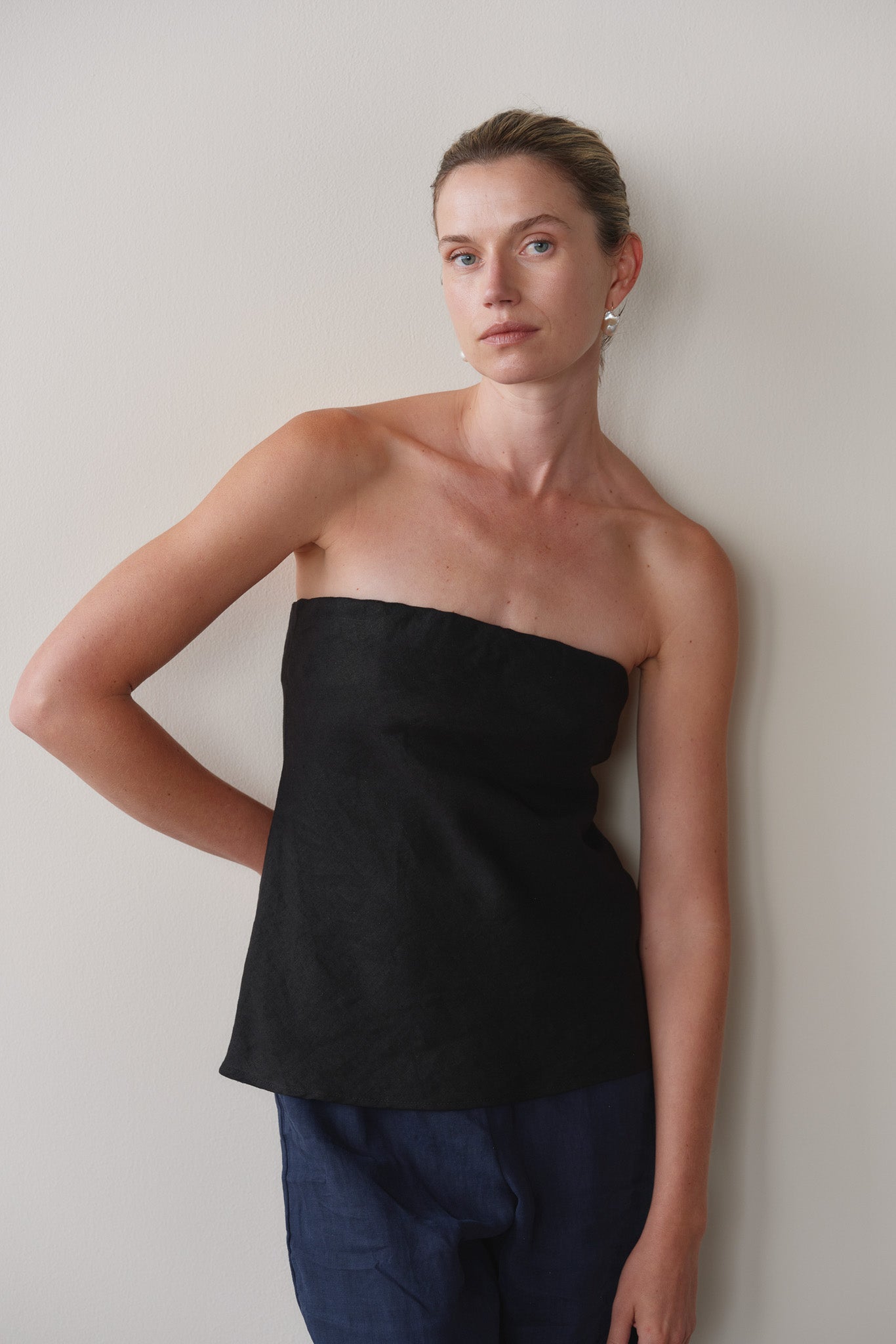 The Linen Tube Top By Donni.