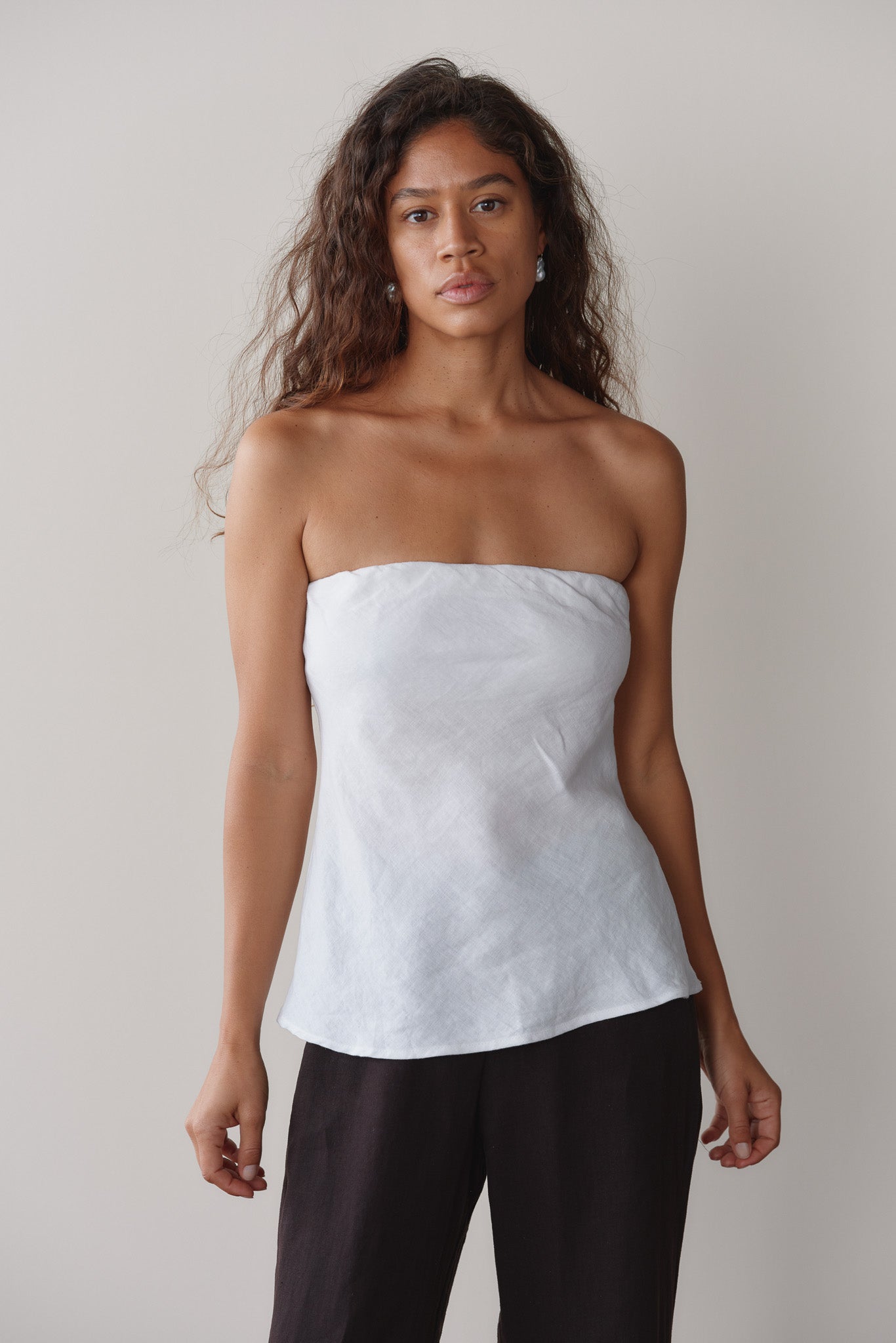 The Linen Tube Top By Donni