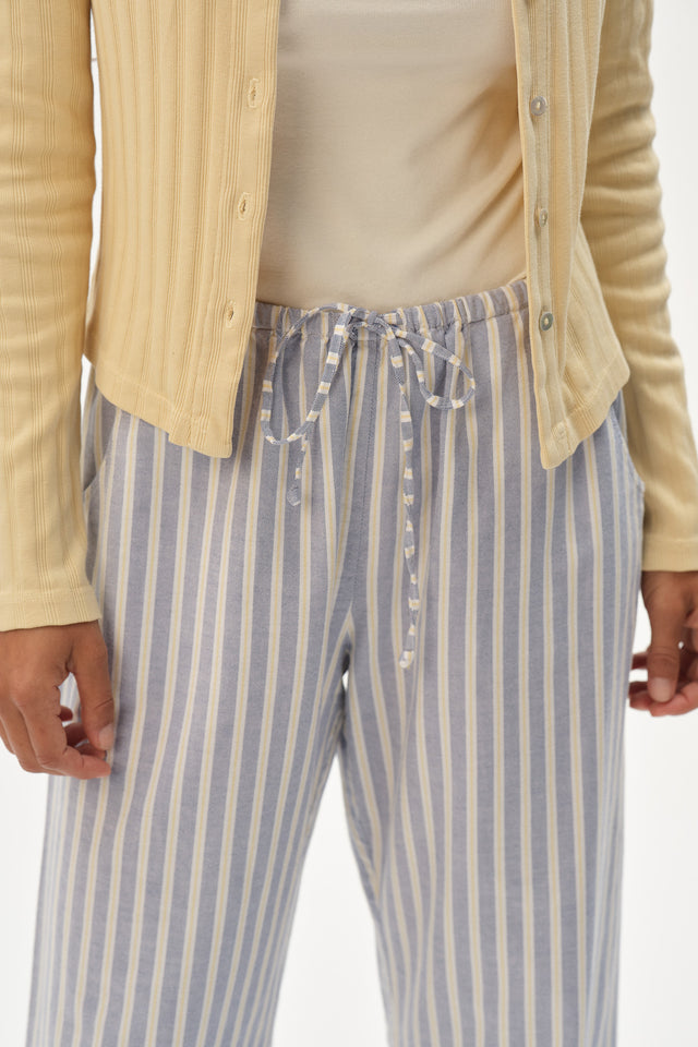 The Oxford Stripe Drawstring Pant