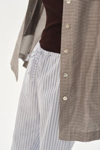 The Oxford Stripe Drawstring Pant