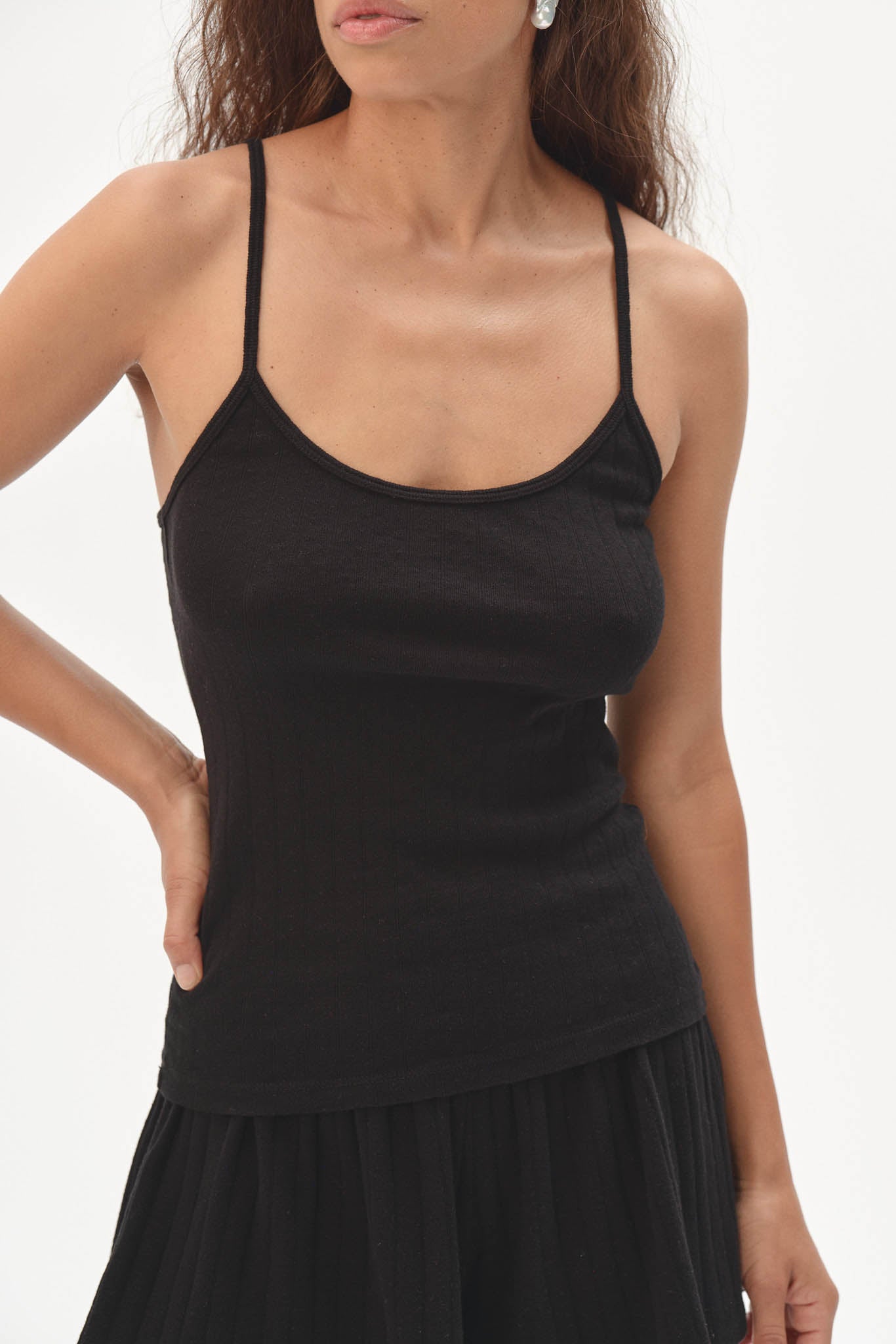 The Pointelle Cami Tank