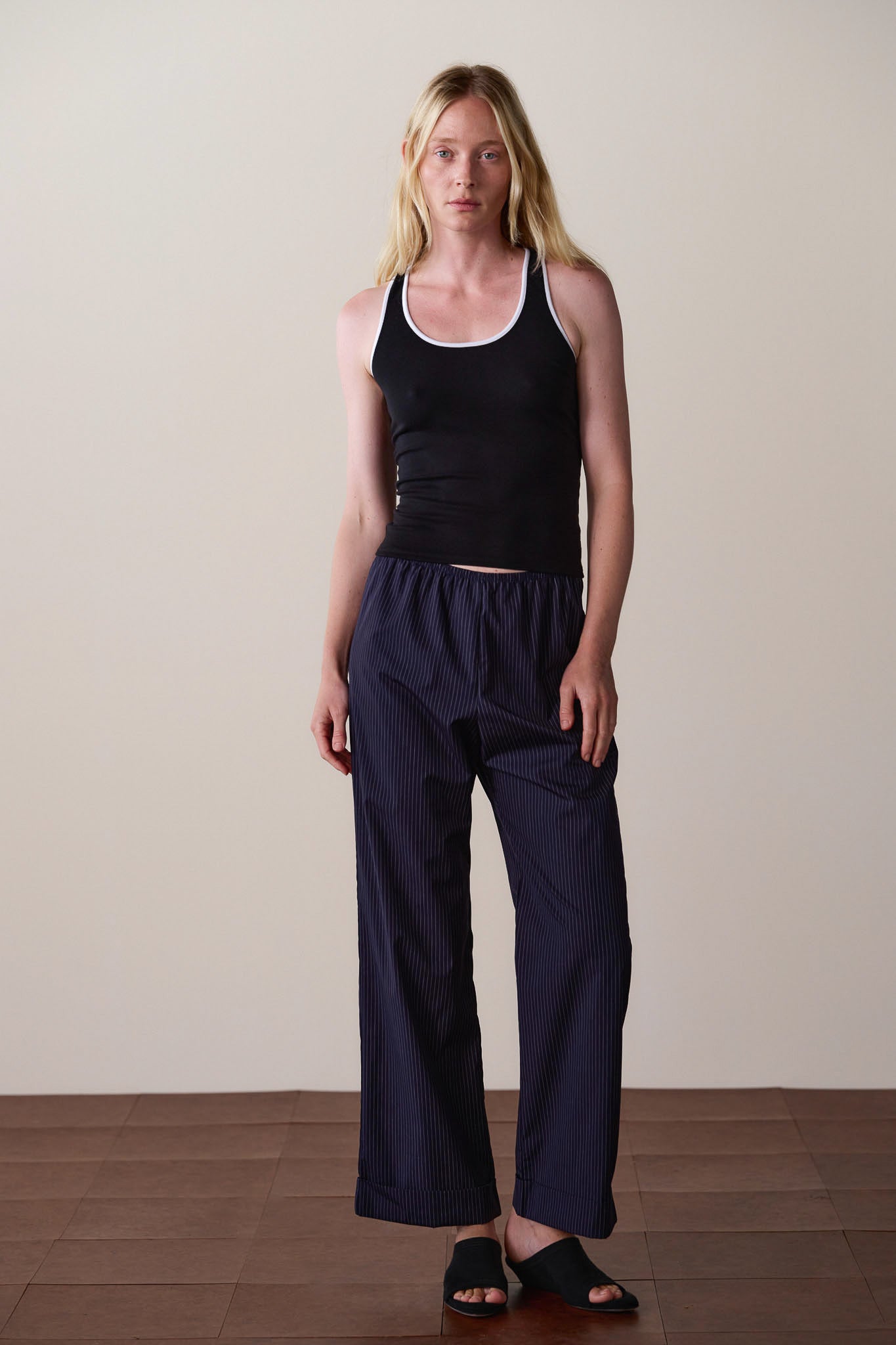 The Pop Pinstripe Simple Pant