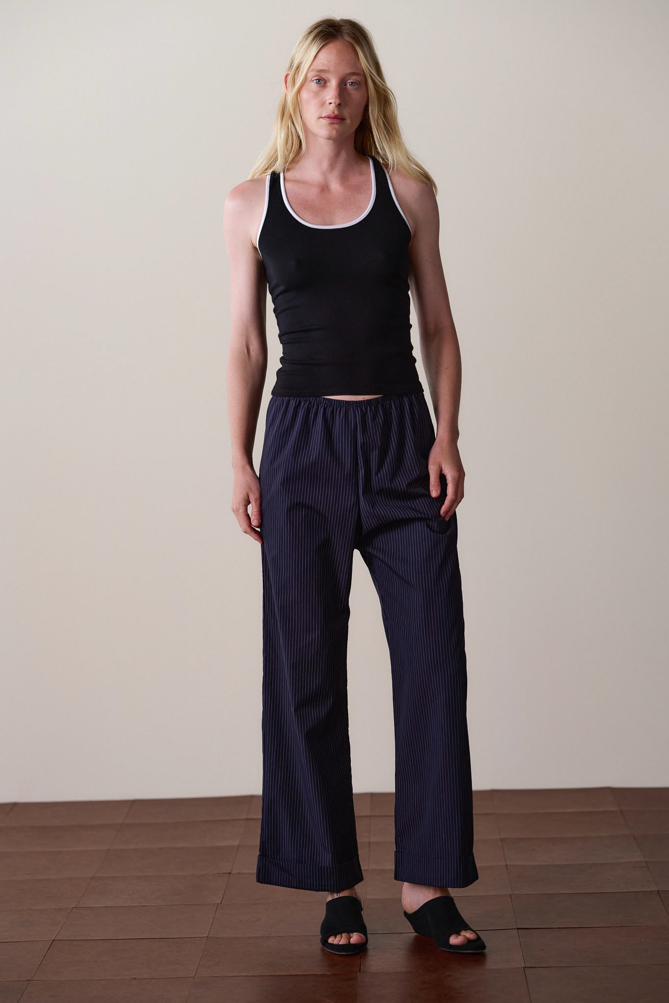 The Pop Pinstripe Simple Pant