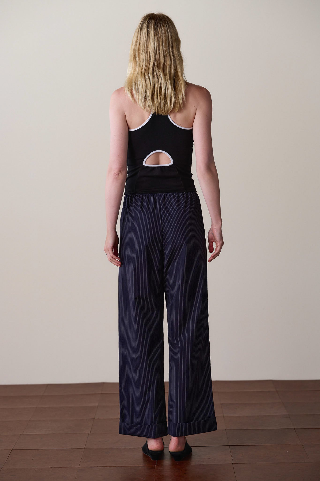 The Pop Pinstripe Simple Pant