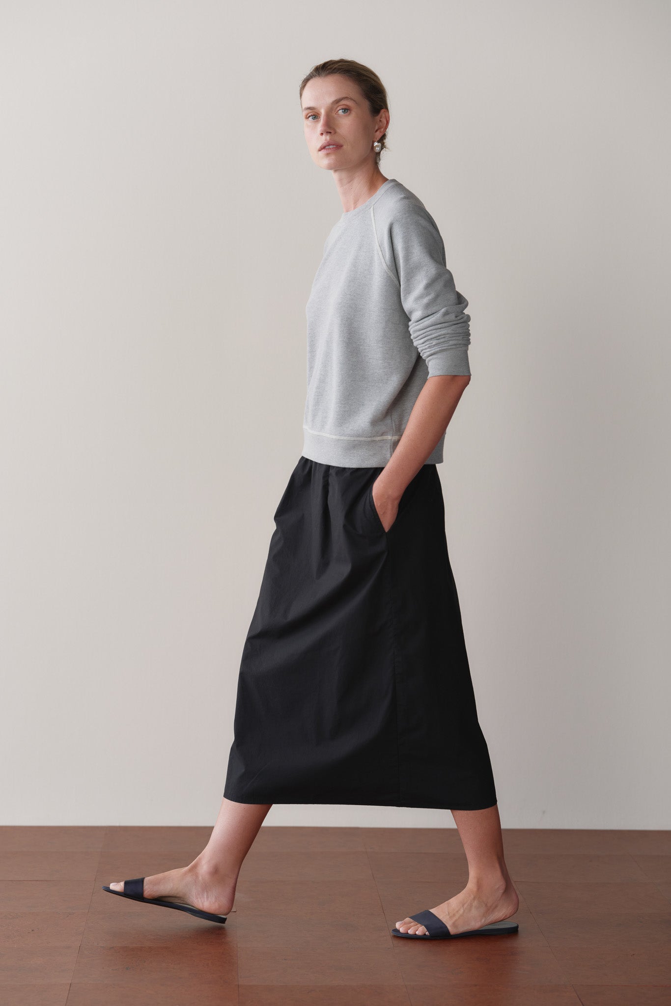 The Eco-Terry Contrast Stitch Sweatshirt