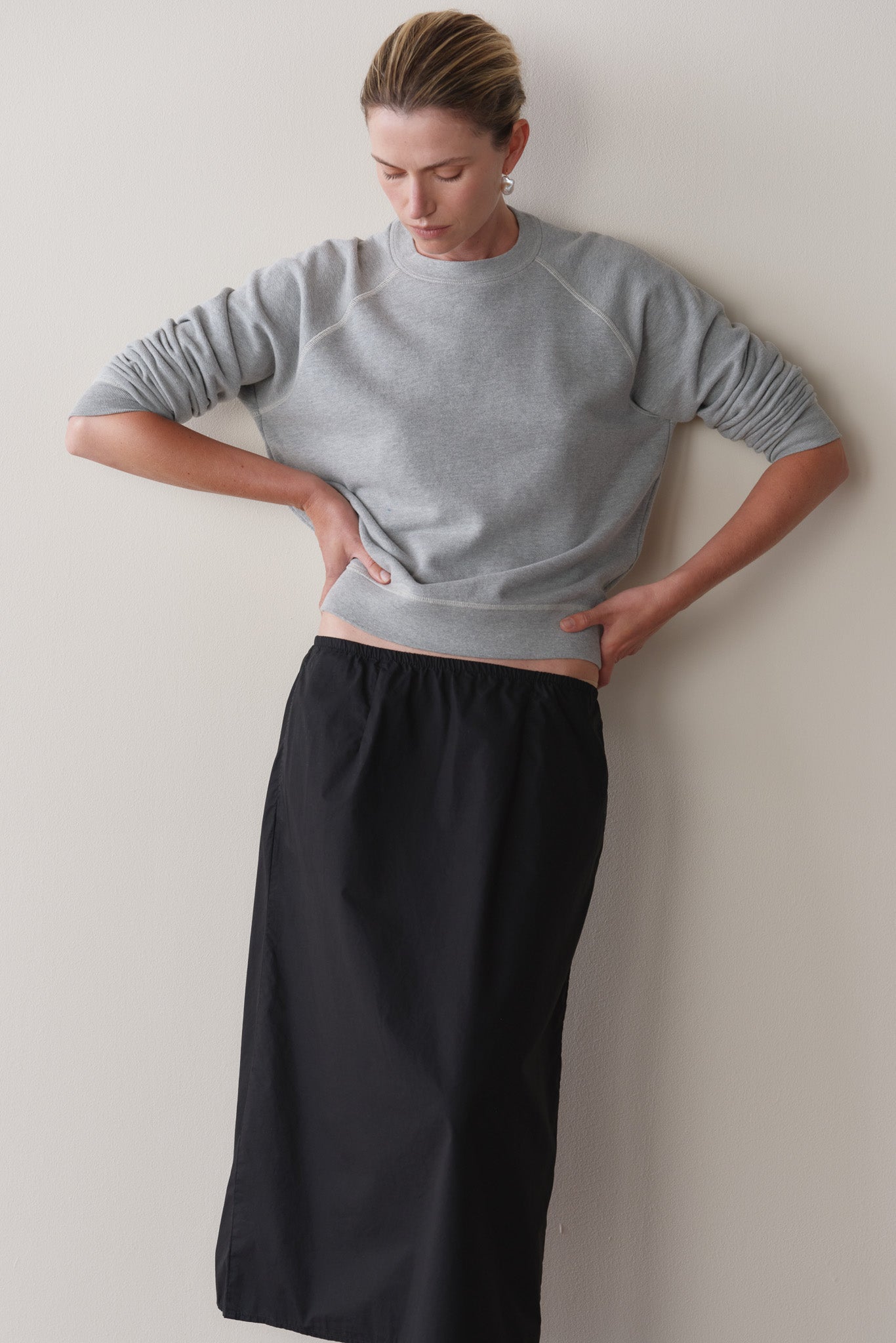 The Eco-Terry Contrast Stitch Sweatshirt