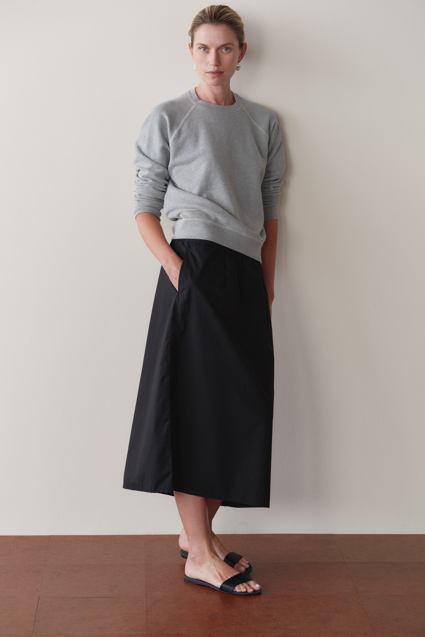The Eco-Terry Contrast Stitch Sweatshirt