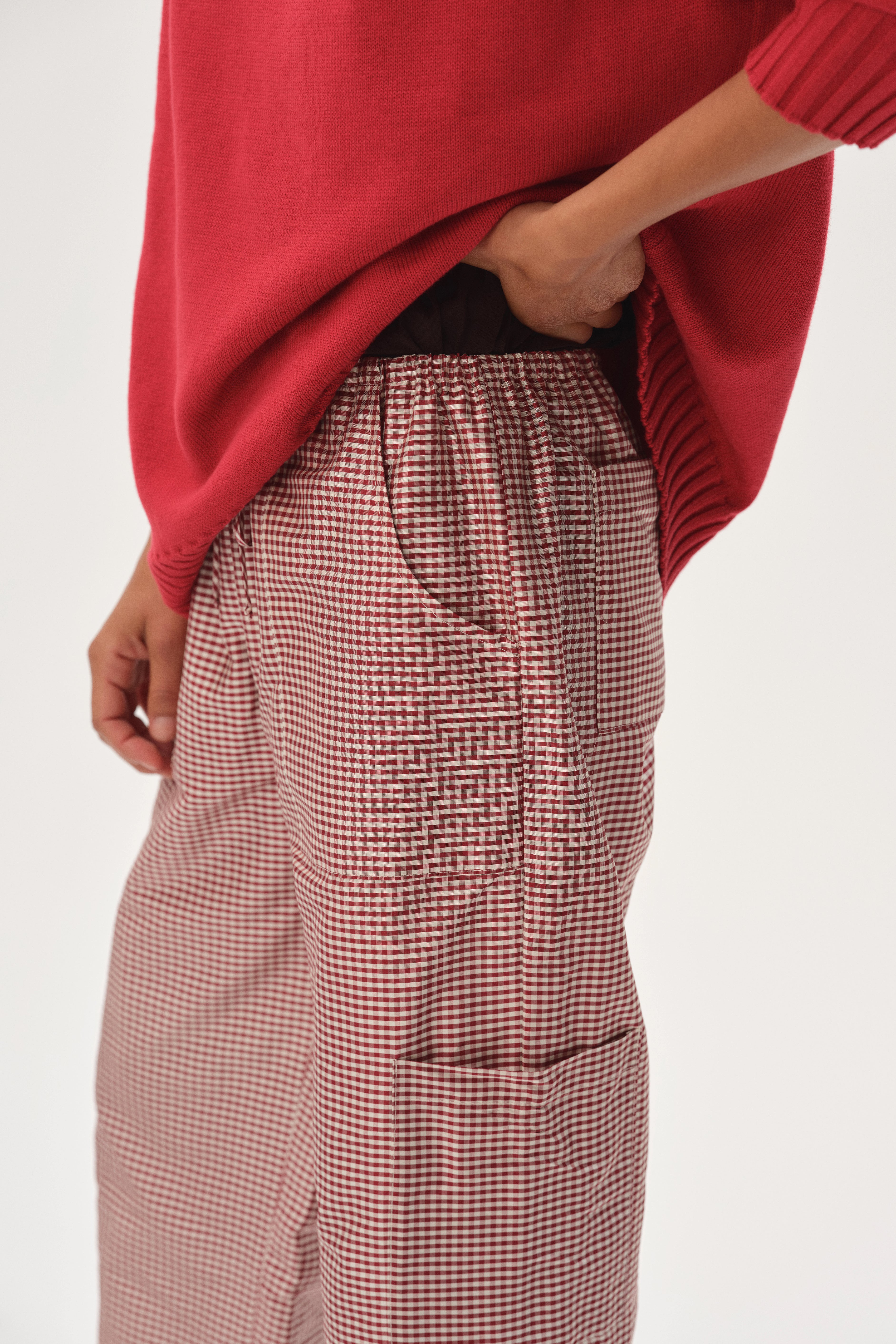The Silk Taffeta Cargo Pant