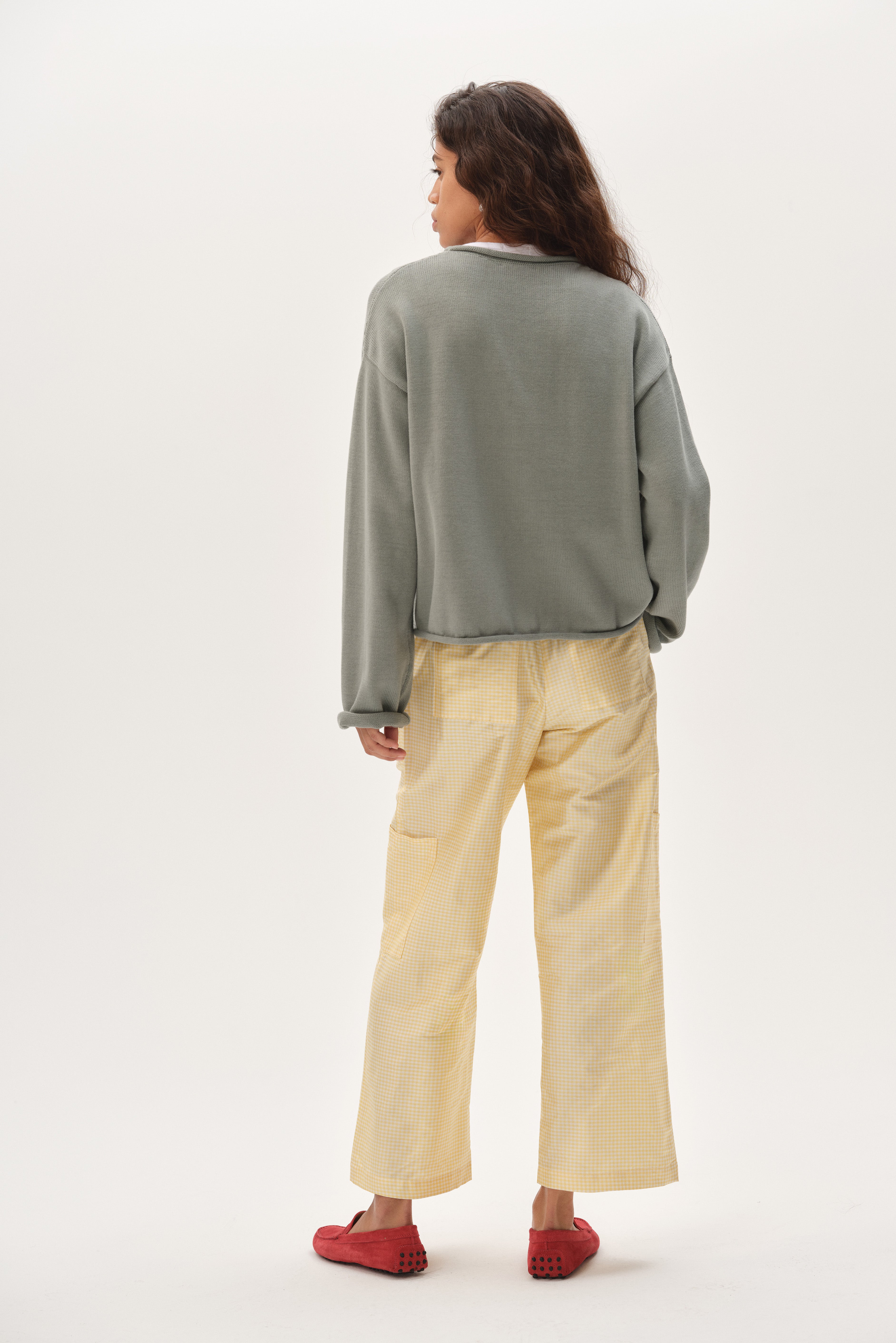 The Silk Taffeta Cargo Pant