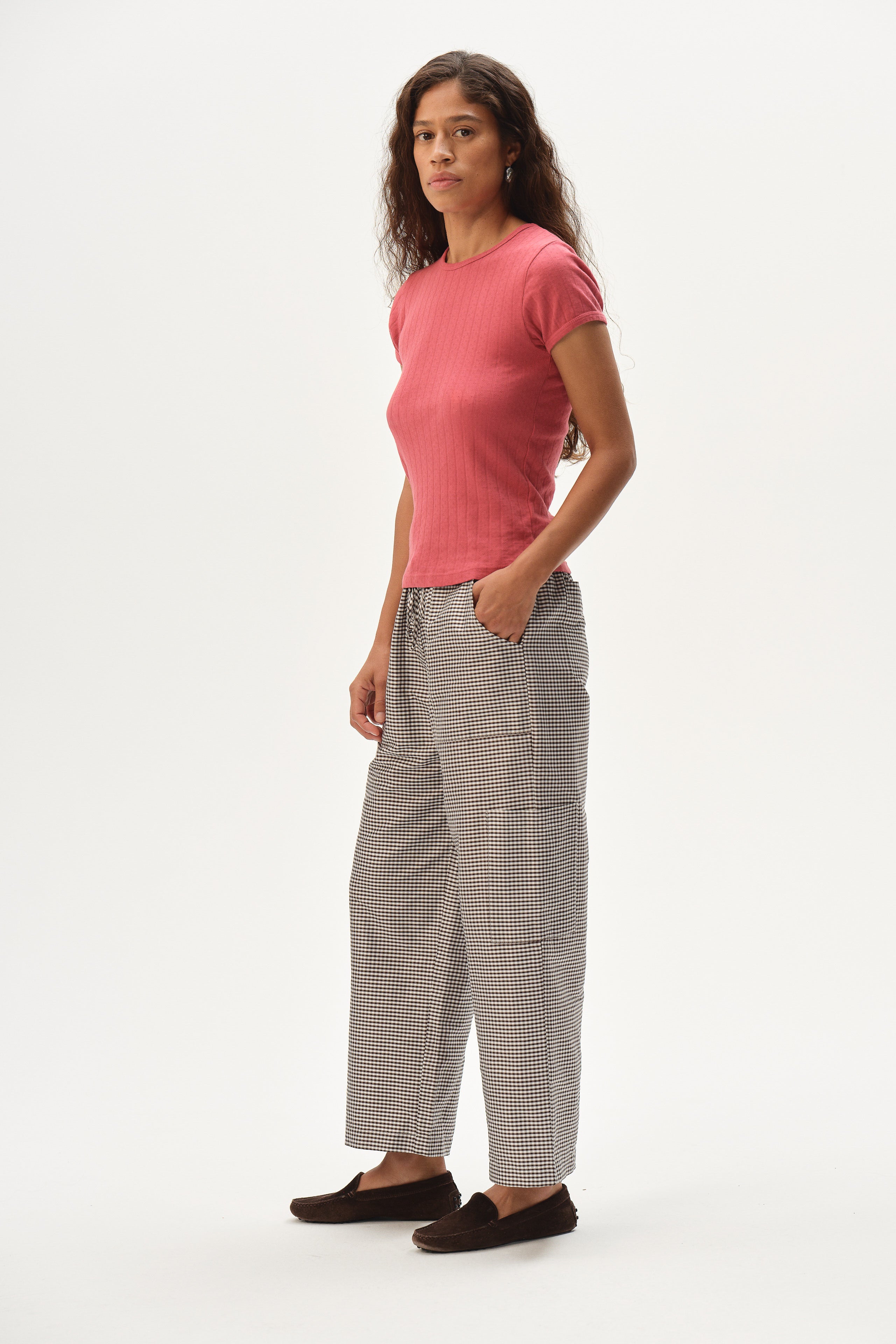 The Silk Taffeta Cargo Pant