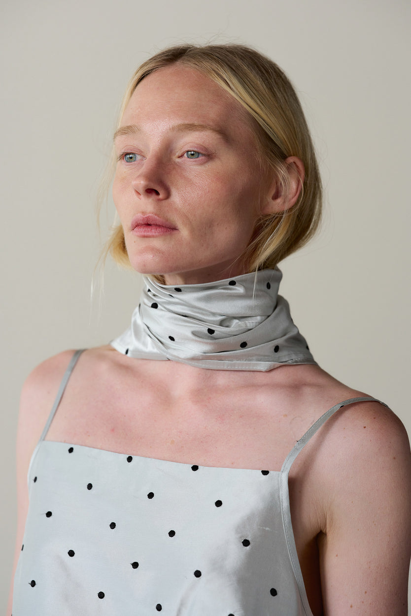The Silk Taffeta Headscarf