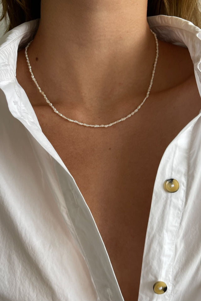 The Rice Pearl Necklace