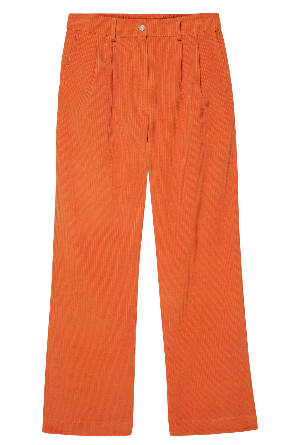 cord pleated trouser